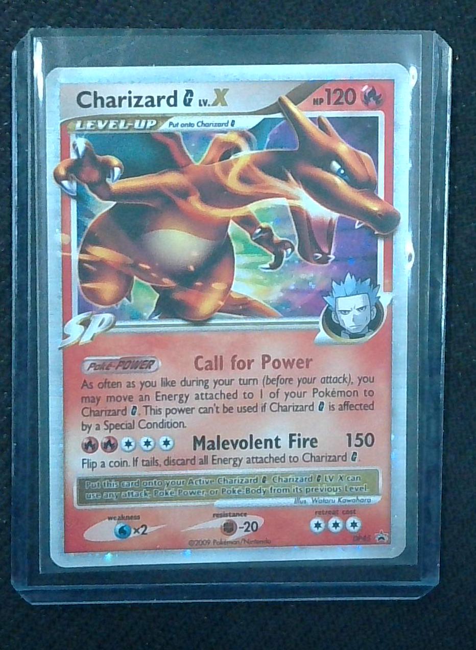 Charizard G LV X DP45 Holo Ultra Rare Black Star Promo Pokemon Card