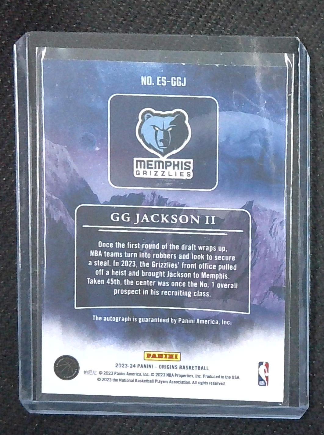 2023-24 Panini Origins GG Jackson II Rookie Auto /99 RC