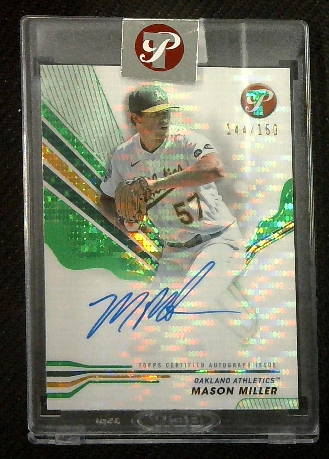 2024 Topps Pristine Mason Miller Green Pristine Refractor Auto /150