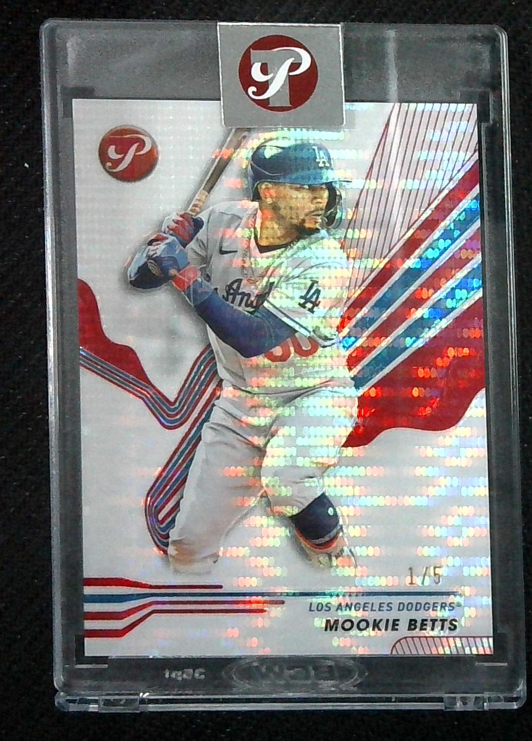 2024 Topps Pristine Red Pristine Pulsar Refractor 1/5 Mookie Betts #135