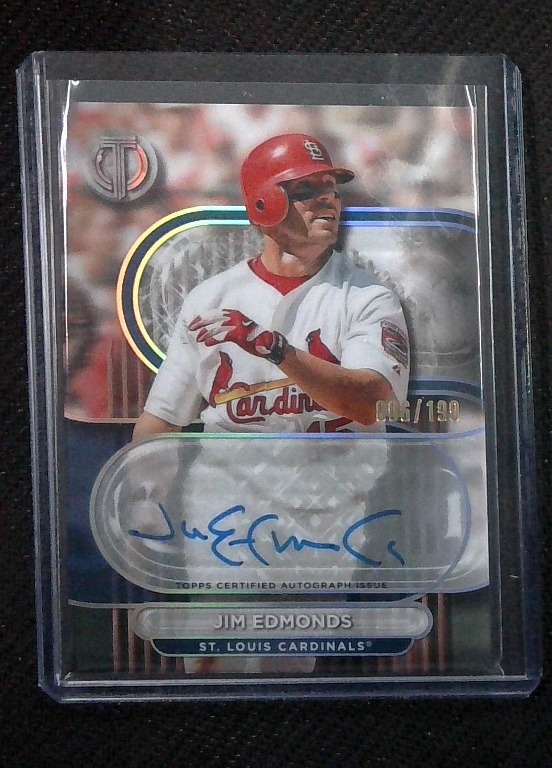 2024 Topps Tribute Jim Edmonds Auto /199 Cardinals