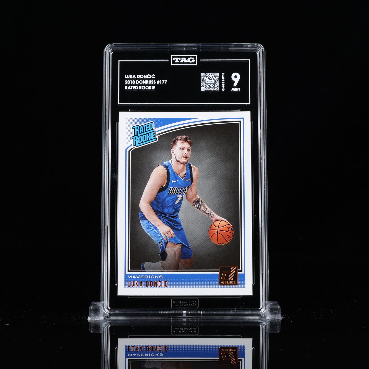 2018-19 Panini Donruss Rated Rookies Luka Doncic #177 TAG 9 MINT Rookie RC