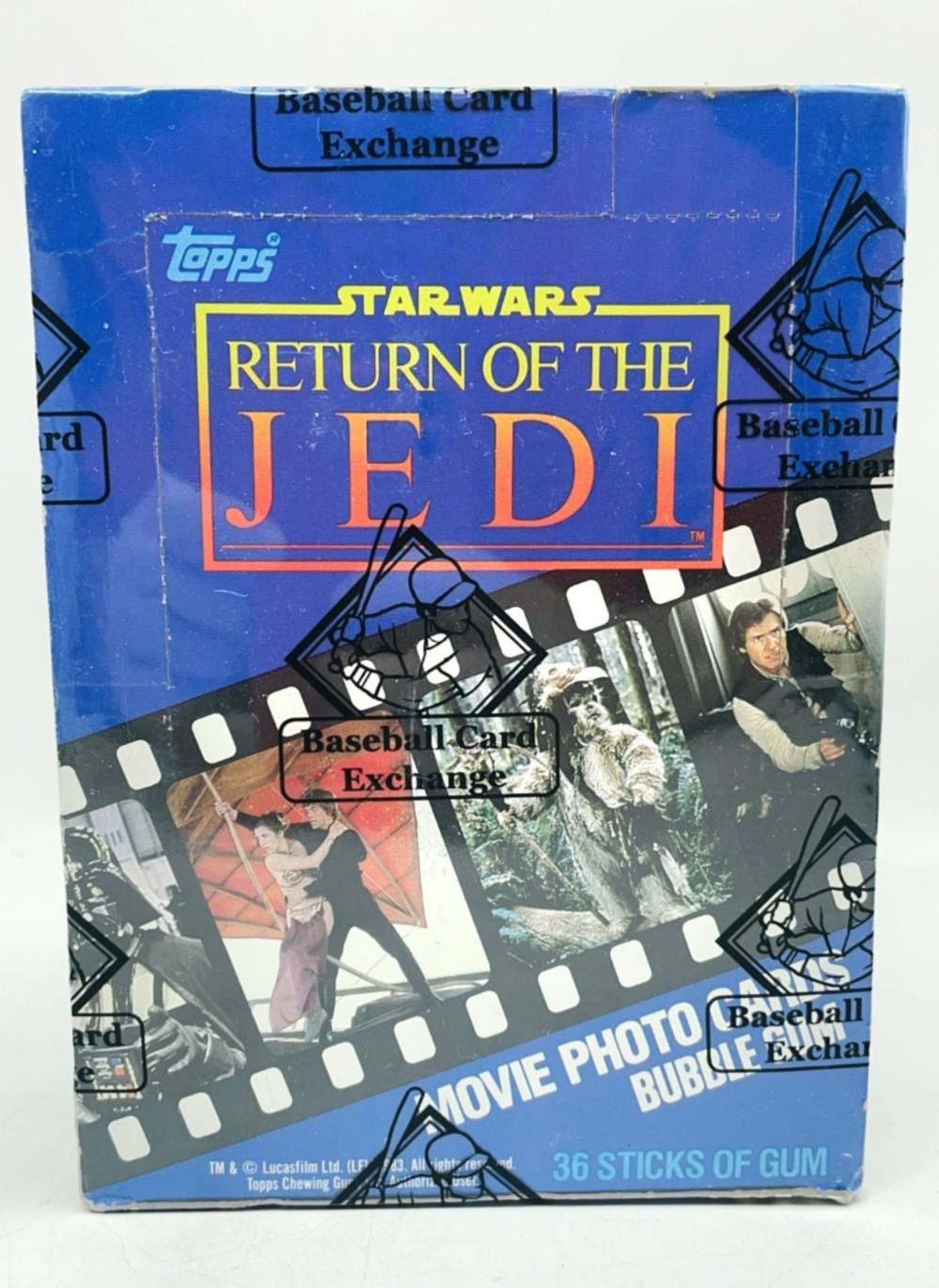 1983 Sealed Topps Return of the Jedi Series 1 Wax Box