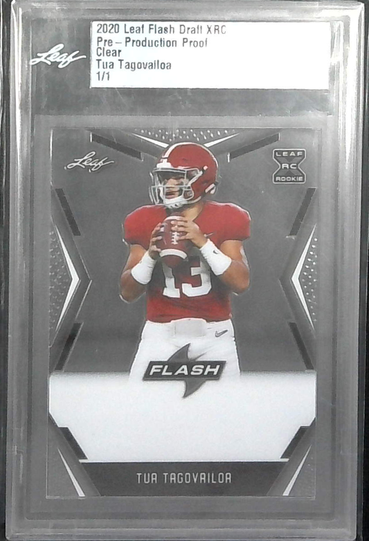 2020 Leaf Flash Tua Tagovailoa Rookie RC #1/1