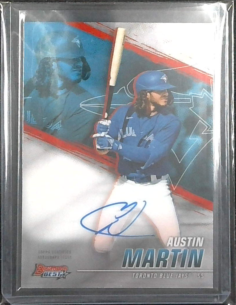 2021 Bowman’s Best Austin Martin Auto Toronto Blue Jays