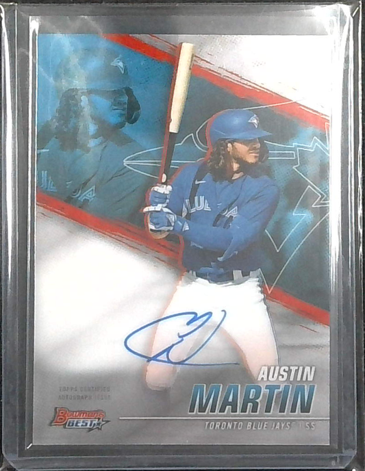 2021 Bowman’s Best Austin Martin Auto Toronto Blue Jays