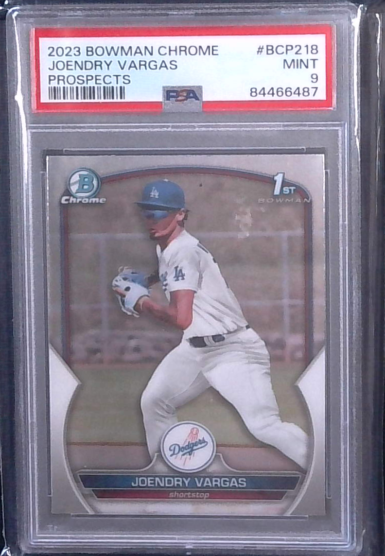 2023 Bowman Chrome Joendry Vargas 1st PSA 9