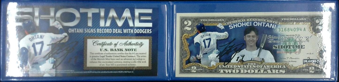 Ohtani $2 Bill