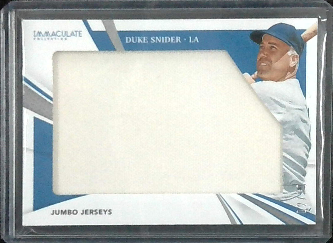 2021 Immaculate Duke Snyder Jumbo Jersey /10