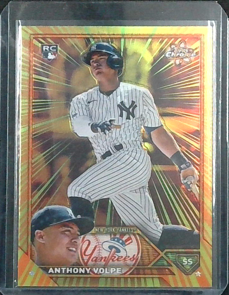 2023 Topps Chrome Anthony Volpe Radiating Rookie