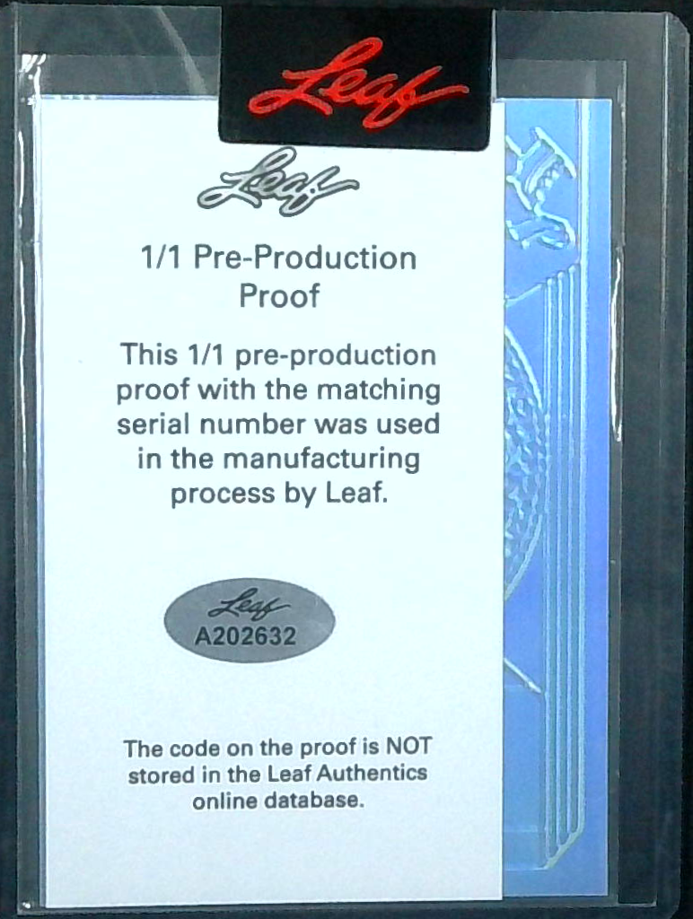 2023 Leaf Metal Austin Charles Noble Auto 1/1 proof