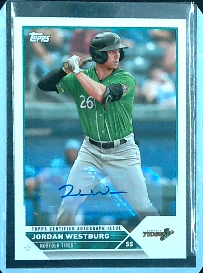 2023 Topps Pro Debut Jordan Westburg Base Auto #PD-143 Orioles