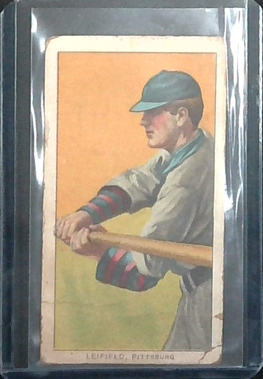1909-11 T206 Lefty Leifield BATTING OLD MILL
