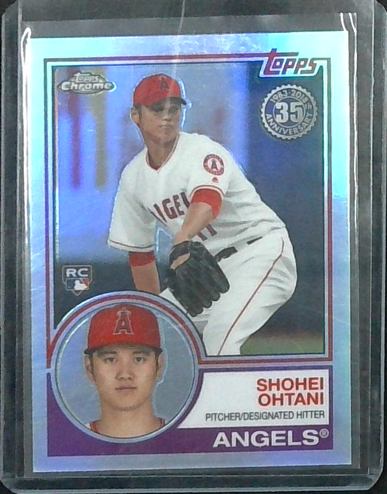 2018 Topps Chrome Shohei Ohtani 1983 35th Anniversary Rookie