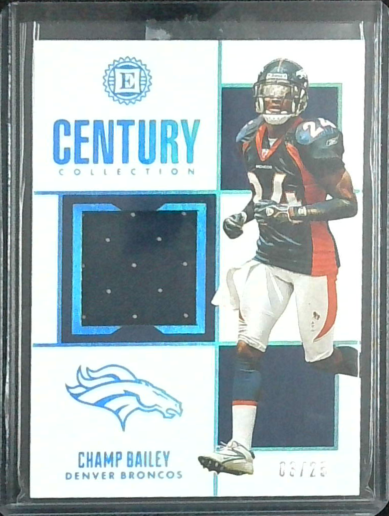 2019 Panini Encased Century Collection Champ Bailey PATCH /25