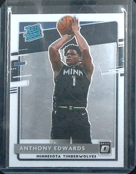 2020-2021 Donruss Optic Anthony Edwards #151 Rated Rookie