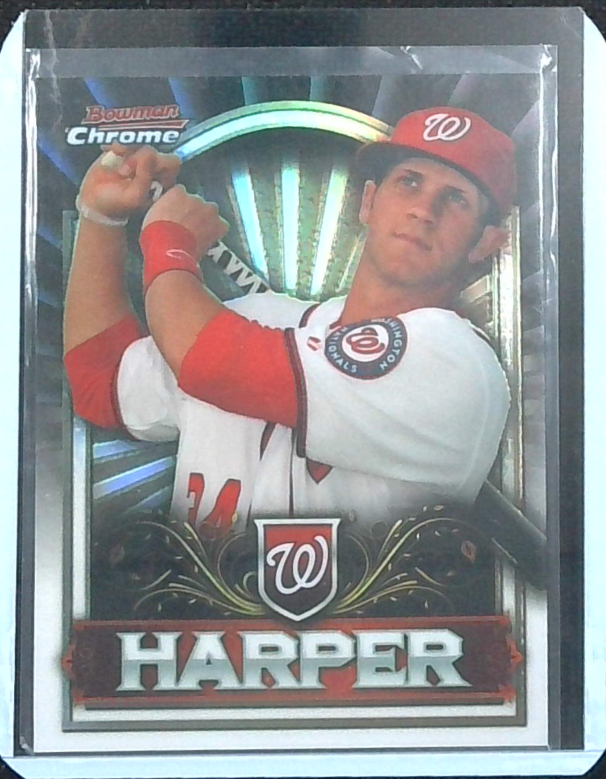 2011 Bowman Chrome Bryce Harper Washington Nationals Silver