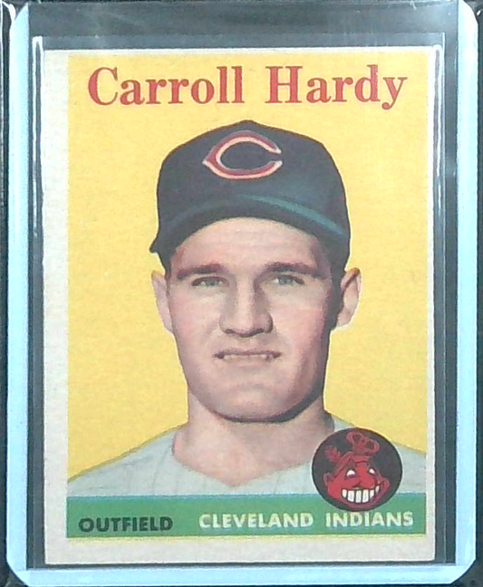 1958 Topps Carroll Hardy Rookie Cleveland Indians