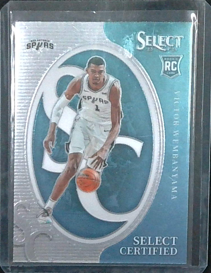 2023-24 Panini Select Victor Wembanyama Select Certified Rookie