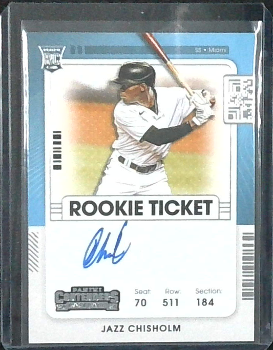 2021 Chronicles Jazz Chisholm Jr. ROOKIE AUTO