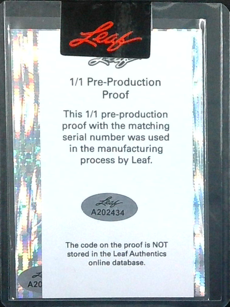 2023 Leaf Metal Austin Charles Auto 1/1 proof