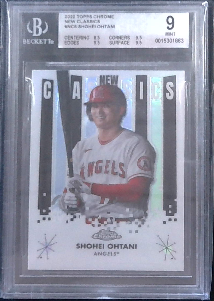 2022 Topps Chrome Shohei Ohtani New Classics BGS 9