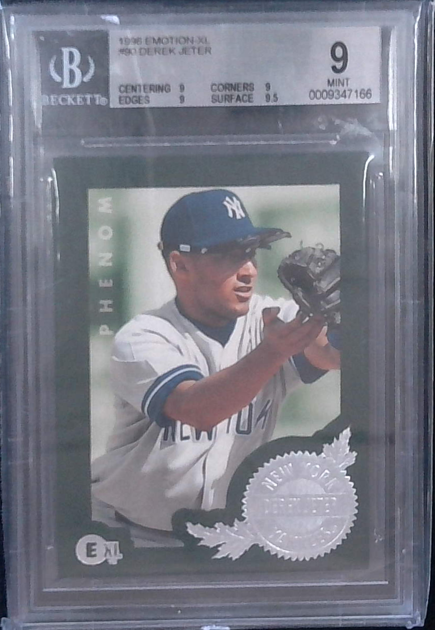 1996 Skybox Emotion XL Derek Jeter #90 BGS 9