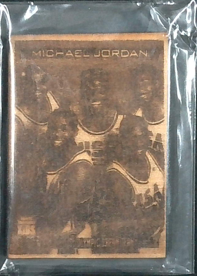 Custom Wood Card Michael Jordan