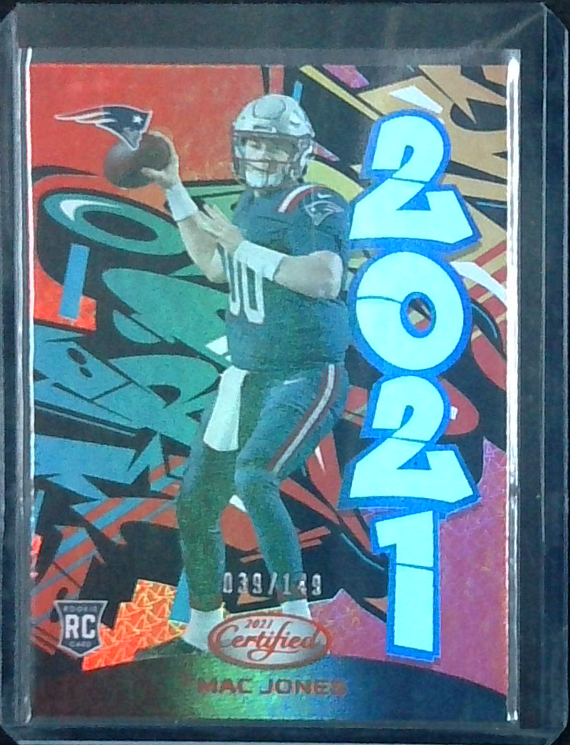 2021 Certified Mac Jones Mirror Orange 2021 Graffiti Rookie /149