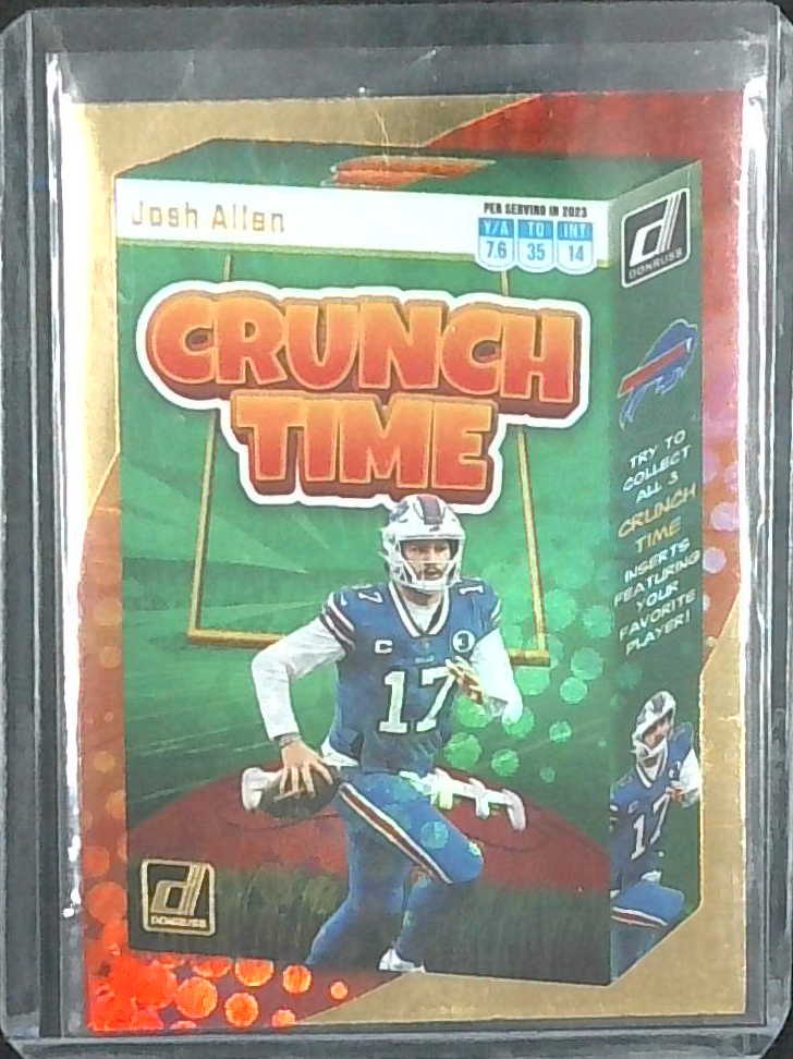 2023 Panini Donruss Josh Allen Crunch Time