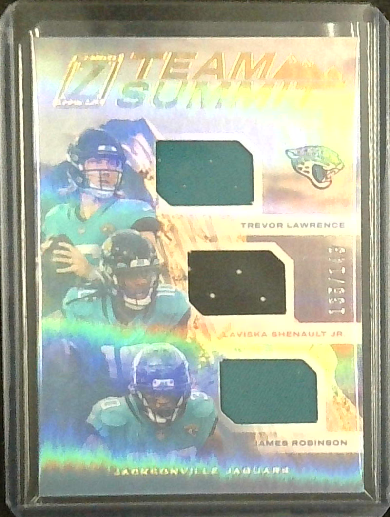 2021 Zenith Team Summit Trevor Lawrence L Laviska J Robinson Rookie PATCH /149