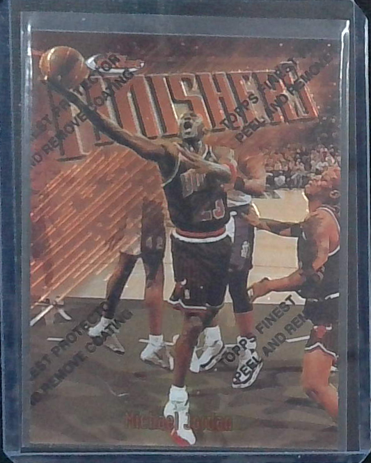 1997-98 Topps Finest Michael Jordan w/ Coating Finishers