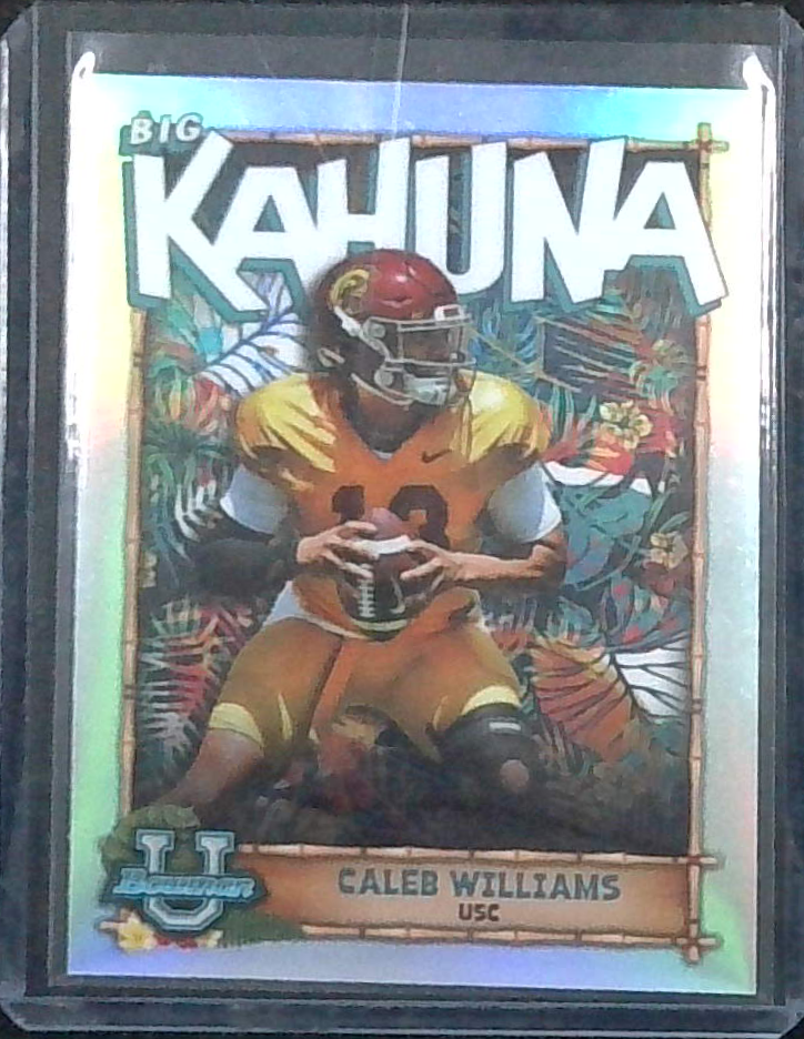 CALEB WILLIAMS 2022 Bowman University USC Chrome BIG KAHUNA