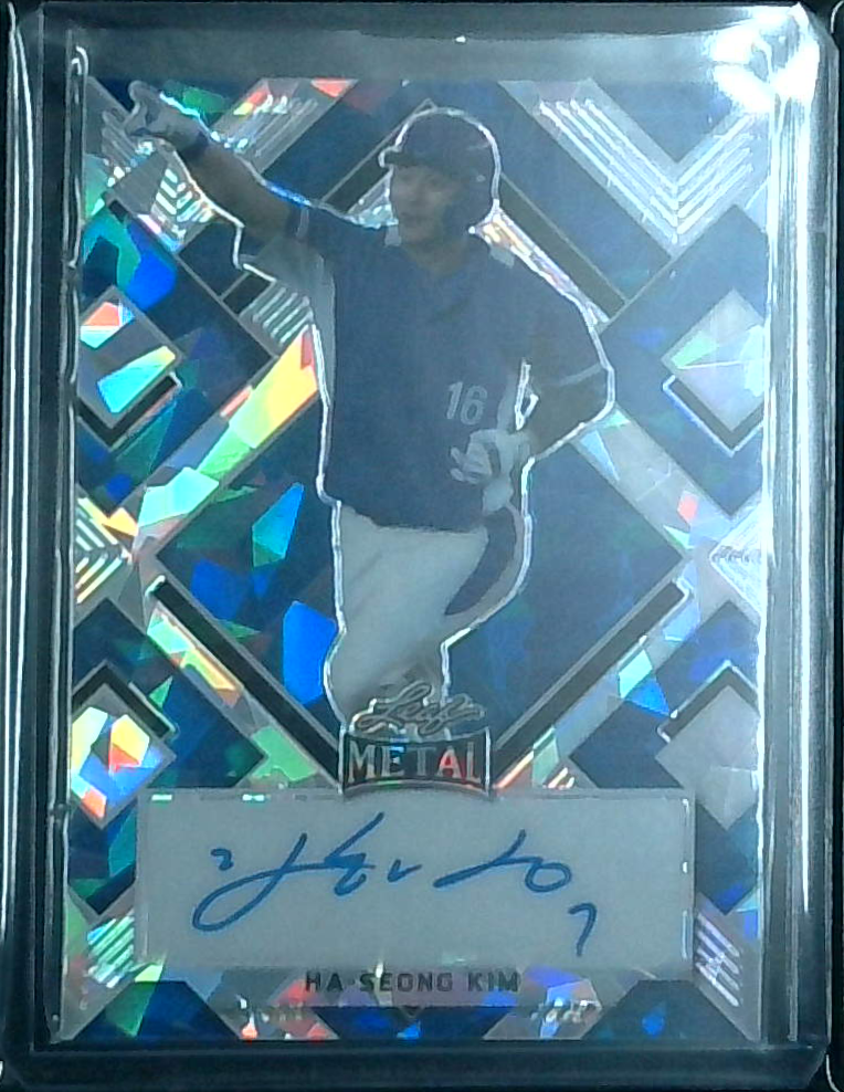 HA-SEONG KIM AUTO 2022 LEAF METAL PURPLE PRISMATIC #BA-HSK 5/6