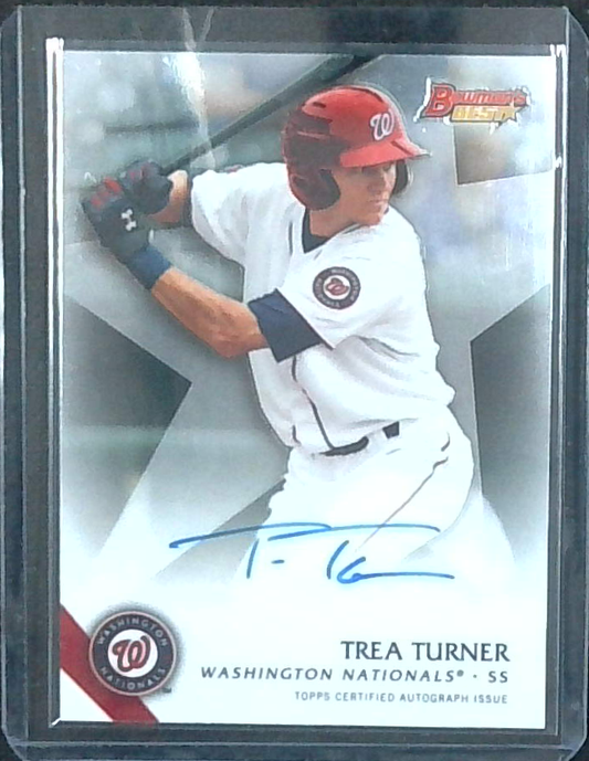 2015 Bowmans Best Trea Turner Autograph