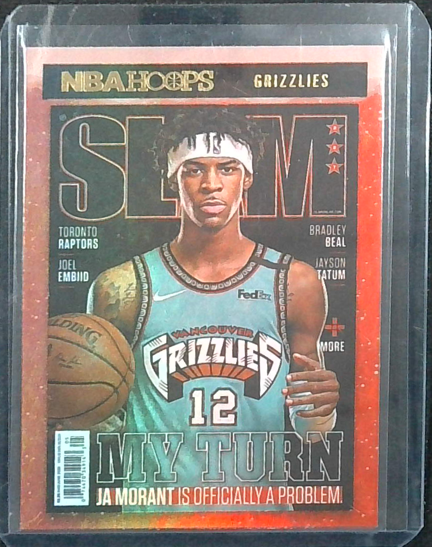 2020-21 Panini NBA Hoops Ja Morant SLAM HOLO Foil Parallel