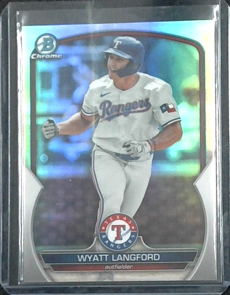 2023 BOWMAN DRAFT WYATT LANGFORD IMAGE VARIATION REFRACTOR SP