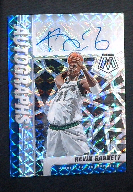 2020/21 Mosaic Kevin Garnett Autographs #AM-KGA