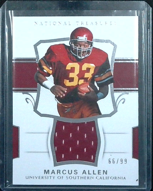 2018 Panini National Treasures Collegiate Materials /99 Marcus Allen