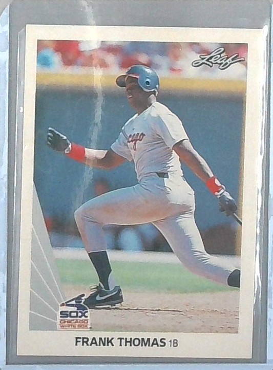 1990 LEAF BASEBALL #300 FRANK THOMAS ROOKIE CARD