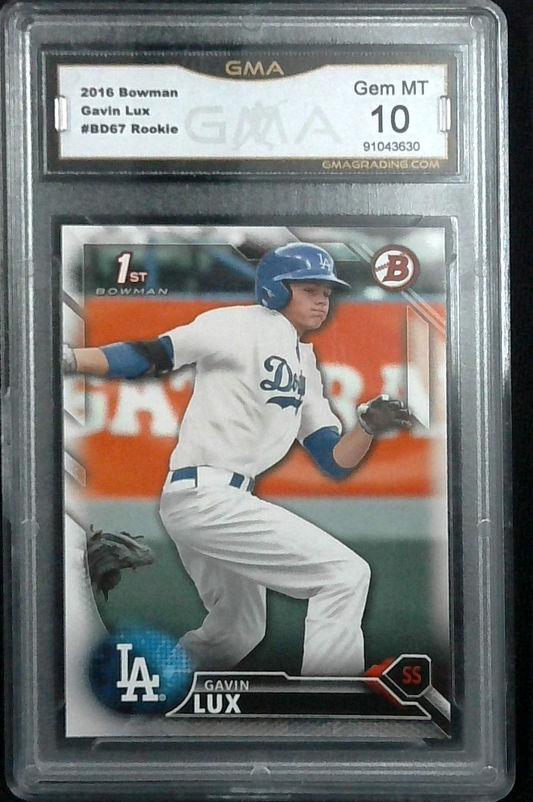 2016 1st Bowman Gavin Lux GMA 10