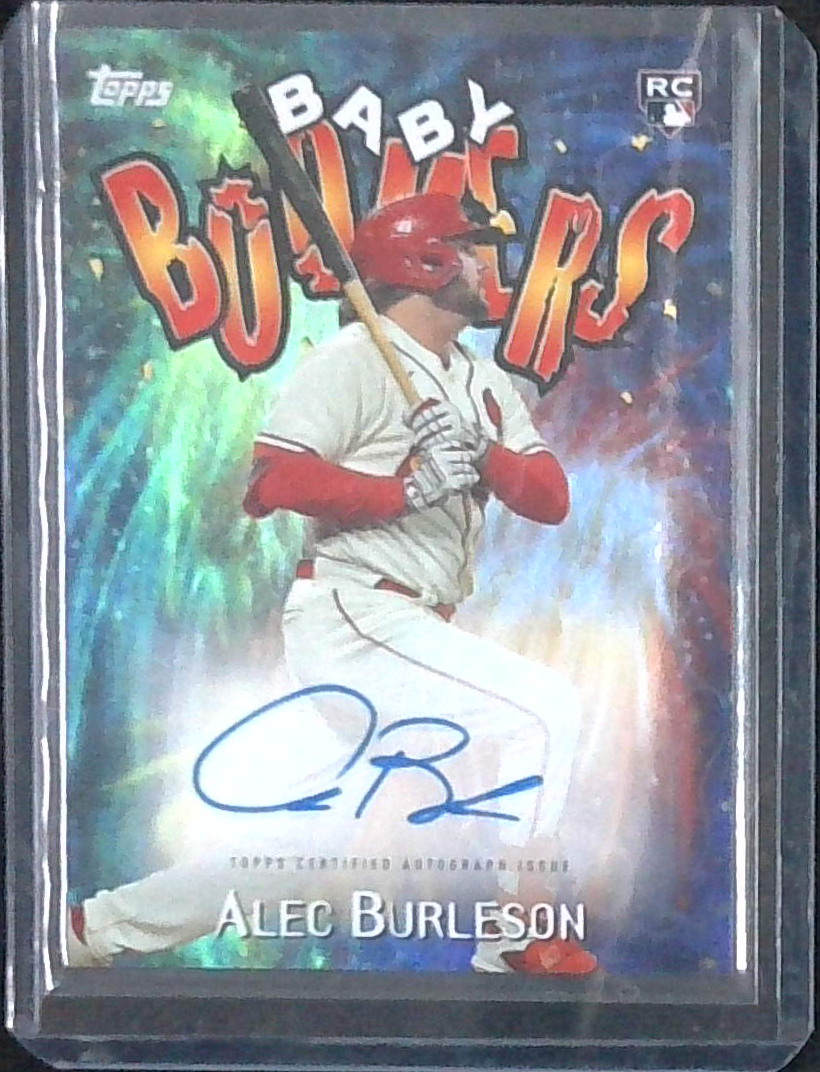 2023 Topps Archives 1998 Baby Boomers Alec Burleson Rookie Auto