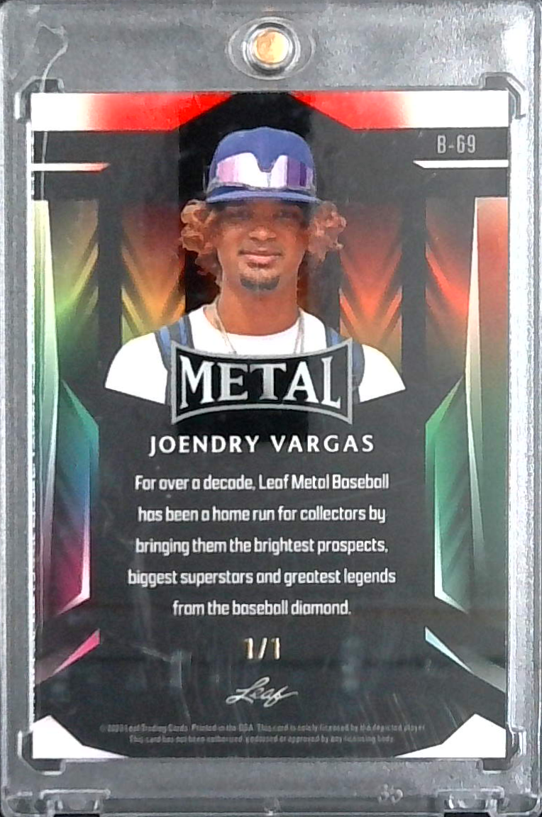 2023 Leaf Metal Joendry Vargas Blue Wave 1/1