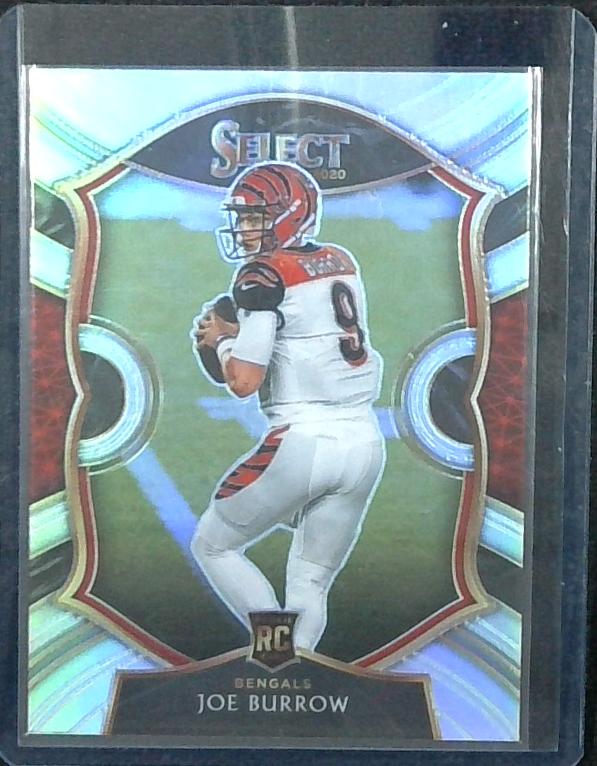 2020 Select Joe Burrow Silver Prizm Concourse Rookie