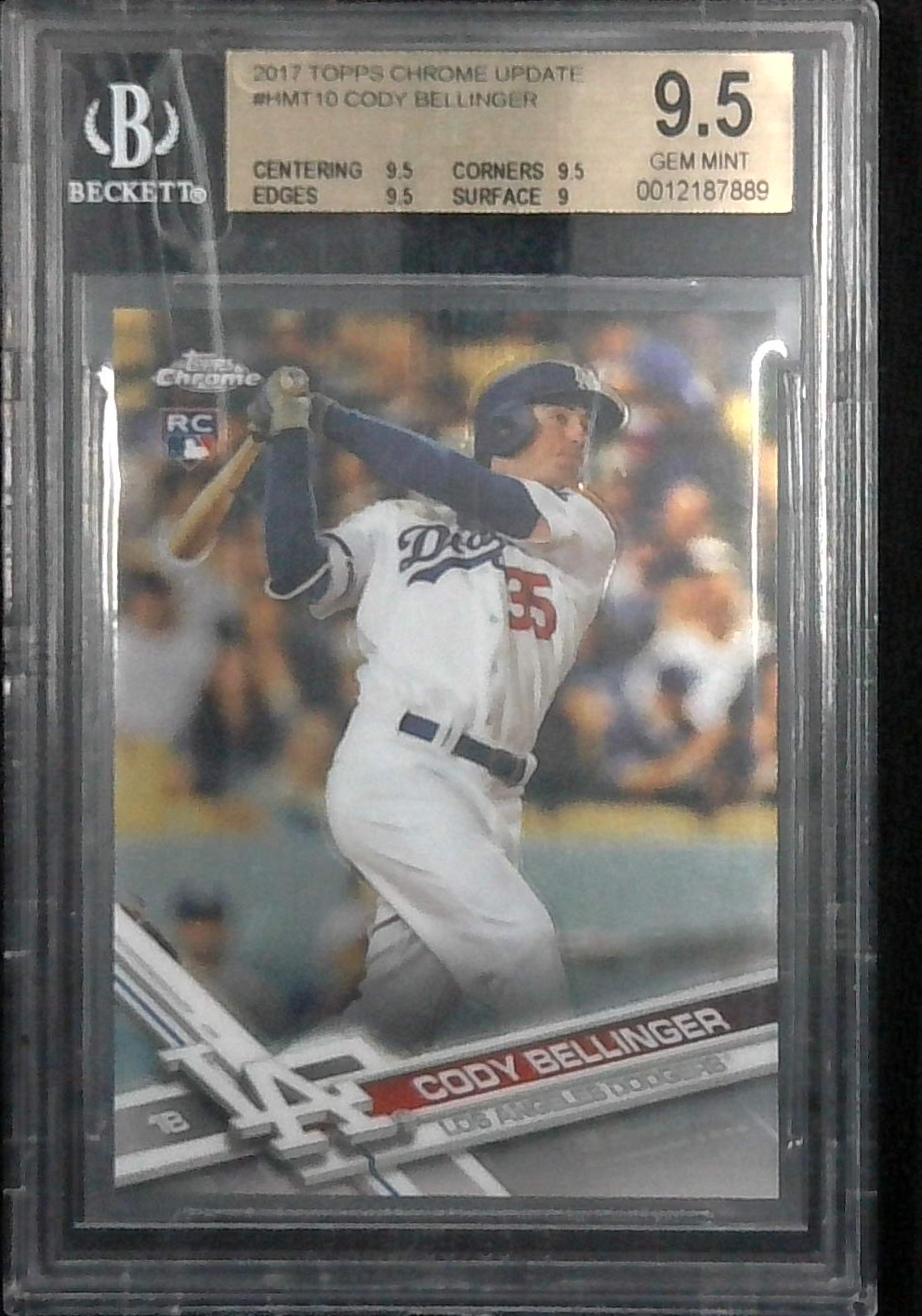 2017 Topps Chrome Update BGS 9.5 CODY BELLINGER Rookie