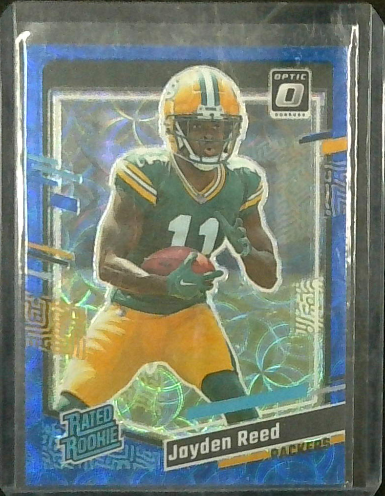 2023 Donruss Optic JAYDEN REED Rated Rookie Preview Blue Scope