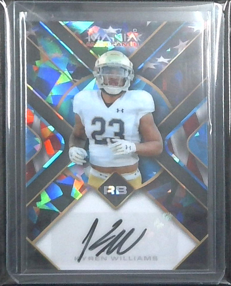 Kyren Williams 2022 Wild Card Alumination Auto #d 1/3 Rams
