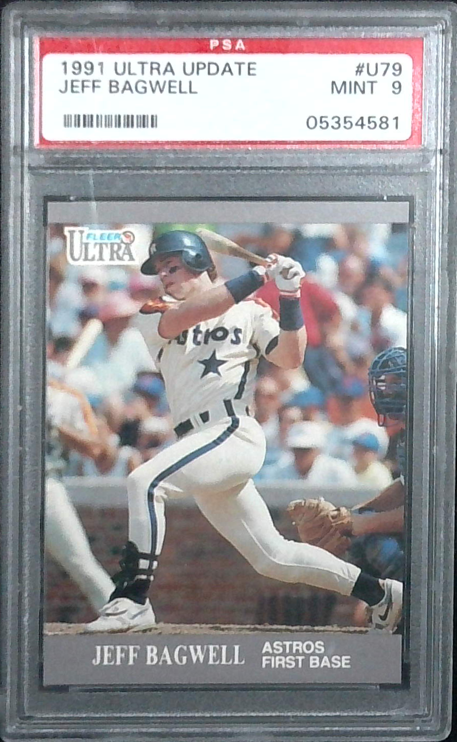 1991 Ultra Update Jeff Bagwell #U-79 Rookie PSA 9