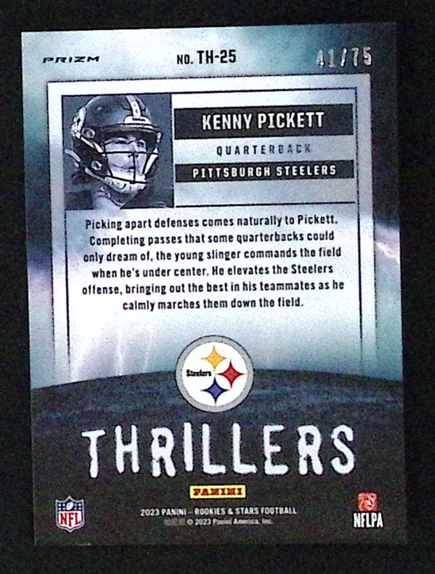 2023 Rookies and Stars Kenny Pickett Thrillers Pandora /75