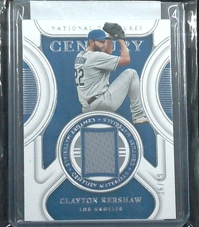 2022 National Treasures Clayton Kershaw Century Relic /49